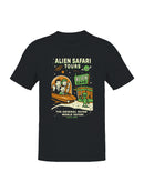 Alien Safari Tours Vintage Design Men's T-shirt