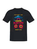 Cosmic Blasters Retro Arcade Art Men's T-shirt