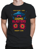 Cosmic Blasters Retro Arcade Art Men's T-shirt