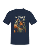 Retro Space Adventure: To The Stars Men's T-shirt