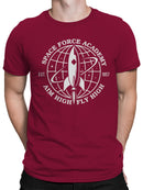 Space Force Academy Rocket Emblem Men's T-shirt