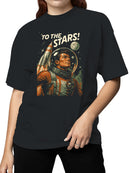 Retro Space Adventure: To The Stars Women's T-shirt