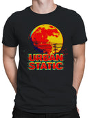 Urban Static Retro Moon Art Men's T-shirt