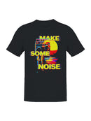 Vibrant Retro Boombox Vibes Men's T-shirt