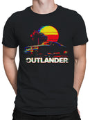 Retro Outlander Cyber Car Scene Men's T-shirt