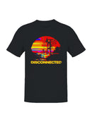 Glitch Sunset Disconnected Art Men's T-shirt