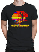 Glitch Sunset Disconnected Art Men's T-shirt