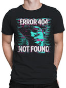 Glitch Art ERROR 404 Not Found Men's T-shirt