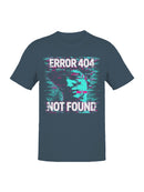 Glitch Art ERROR 404 Not Found Men's T-shirt