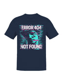 Glitch Art ERROR 404 Not Found Men's T-shirt