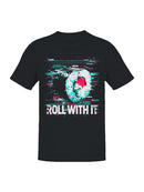Glitch Sushi Art: Roll With It Men's T-shirt