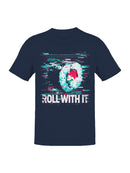 Glitch Sushi Art: Roll With It Men's T-shirt