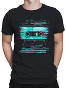 Retro Glitch Art Cassette Vibes Men's T-shirt