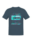 Retro Glitch Art Cassette Vibes Men's T-shirt