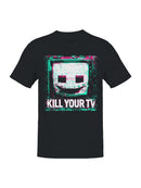 Distorted Smiling TV Art Men's T-shirt