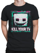 Distorted Smiling TV Art Men's T-shirt