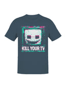 Distorted Smiling TV Art Men's T-shirt