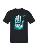 Glitch Vision: Digital Eye Art Men's T-shirt