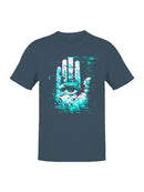 Glitch Vision: Digital Eye Art Men's T-shirt
