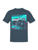 Vintage Camera Glitch Art Men's T-shirt