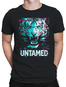 Fierce Glitch Tiger Art - "Untamed Men's T-shirt