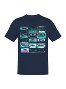 Retro Cassette Glitch Art Collection Men's T-shirt