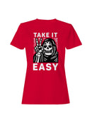 Take It Easy Skeleton Art Women's T-shirt