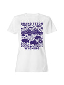 Grand Teton Wyoming Bison Landscape Women's T-shirt