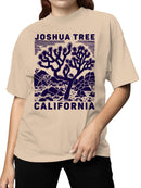 Joshua Tree Desert Art Print Women's T-shirt