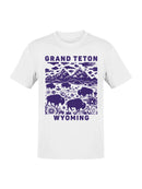 Grand Teton Wyoming Bison Landscape Men's T-shirt