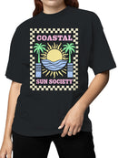 Coastal Sun Society Design Women's T-shirt