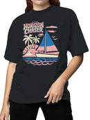 Horizon Chaser Vintage Sailing Art Women's T-shirt