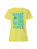 Coastal Vibes Graphic Art Women's T-shirt