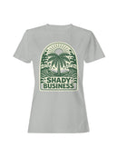 Tropical "Shady Business" Art Women's T-shirt