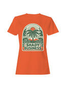 Tropical "Shady Business" Art Women's T-shirt