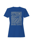 Surf Stoke Level Beach Vibes Women's T-shirt