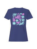 Tropical Beach Vibes Artwork Women's T-shirt
