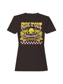 Tropical Surf Vibes "Ride It Out Women's T-shirt