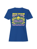 Tropical Surf Vibes "Ride It Out Women's T-shirt
