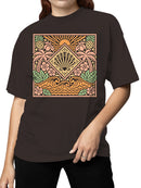 Tropical Beach Aloha Vibes Design Women's T-shirt