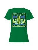 Tropical Surf Design: Palm and Waves Women's T-shirt