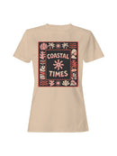 Coastal Times Ocean Vibes Art Women's T-shirt