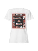 Coastal Times Ocean Vibes Art Women's T-shirt