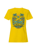Twin Fin Surf Paradise Design Women's T-shirt
