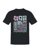 Tropical Vibes Ocean Graphic Men's T-shirt