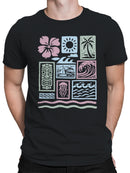 Tropical Vibes Ocean Graphic Men's T-shirt