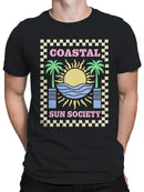 Coastal Sun Society Design Men's T-shirt