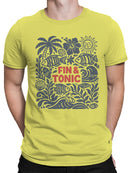 Oceanic Vibes: Fin & Tonic Art Men's T-shirt