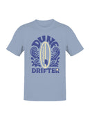 Dune Drifter Surfboard Waves Design Men's T-shirt