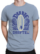 Dune Drifter Surfboard Waves Design Men's T-shirt